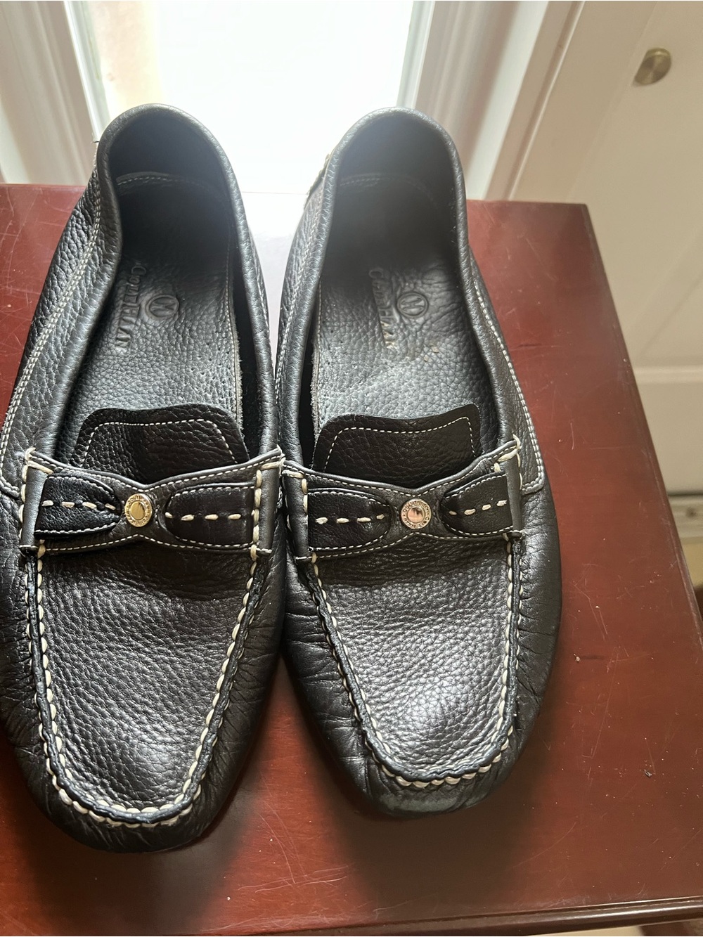Cole Haan Black Leather Driving Loafer - Picture 2 of 8